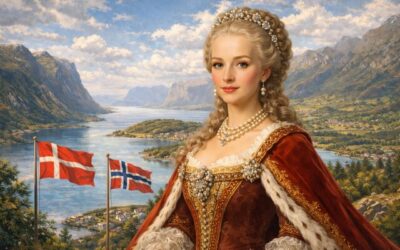 Duchess Elisabeth by the Norwegian fjord B Duchess Elisabeth by the Norwegian fjord B